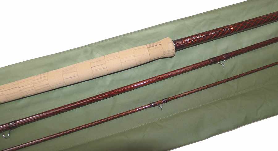 Tricast Golden Stream Kev Baynes carbon salmon fly rod 12' 3pc #8/9 - Image 4
