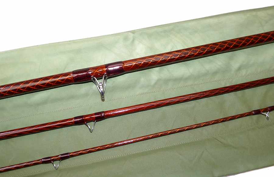 Tricast Golden Stream Kev Baynes carbon salmon fly rod 12' 3pc #8/9 - Image 3