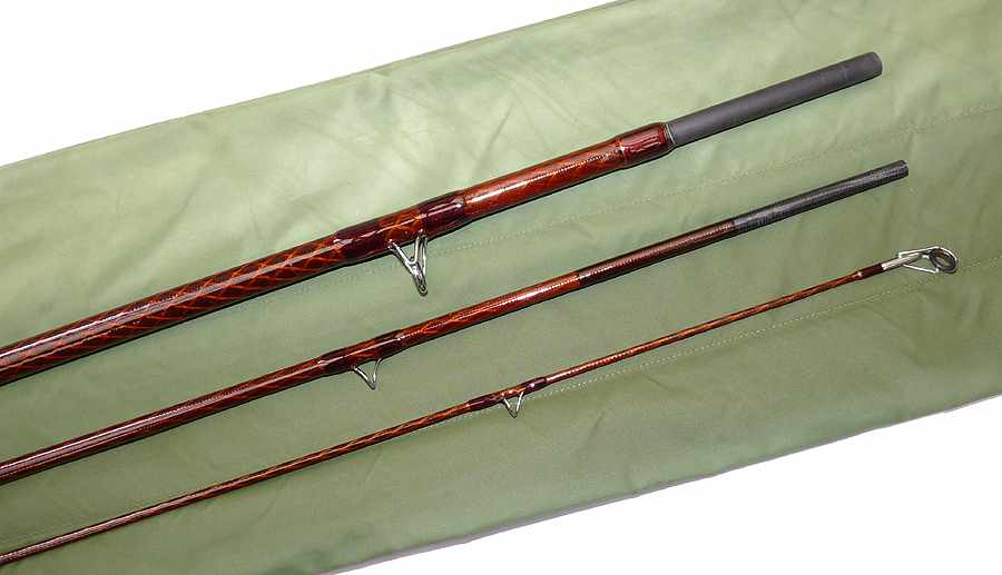 Tricast Golden Stream Kev Baynes carbon salmon fly rod 12' 3pc #8/9 - Image 2