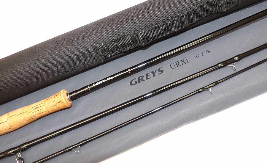 Greys GRXi 10' 3pce carbon trout fly rod, bag & Cordura tube