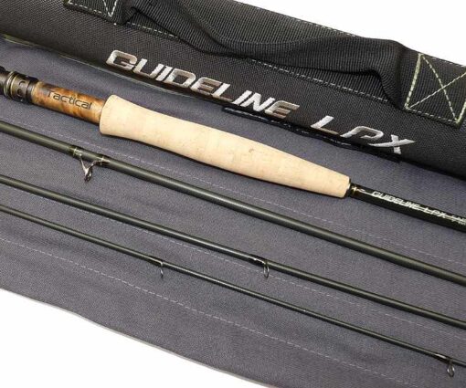 Guideline LPX Tactical 9' 4 pc graphite fly rod #4 mint with bag and tube