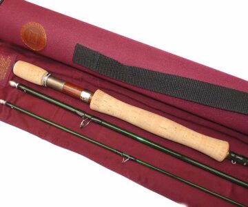 Hardy Gem Mk2 10' 3pce carbon fly rod, #6 + bag & Cordura tube