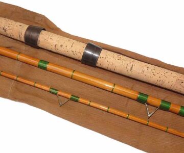 Alternative view of Hardy The Light Weight Thames style rod 11' 3pce whole cane butt