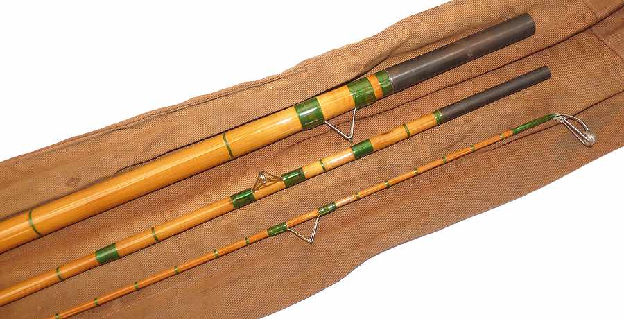 Hardy The Light Weight Thames style rod 11' 3pce whole cane butt - Image 3