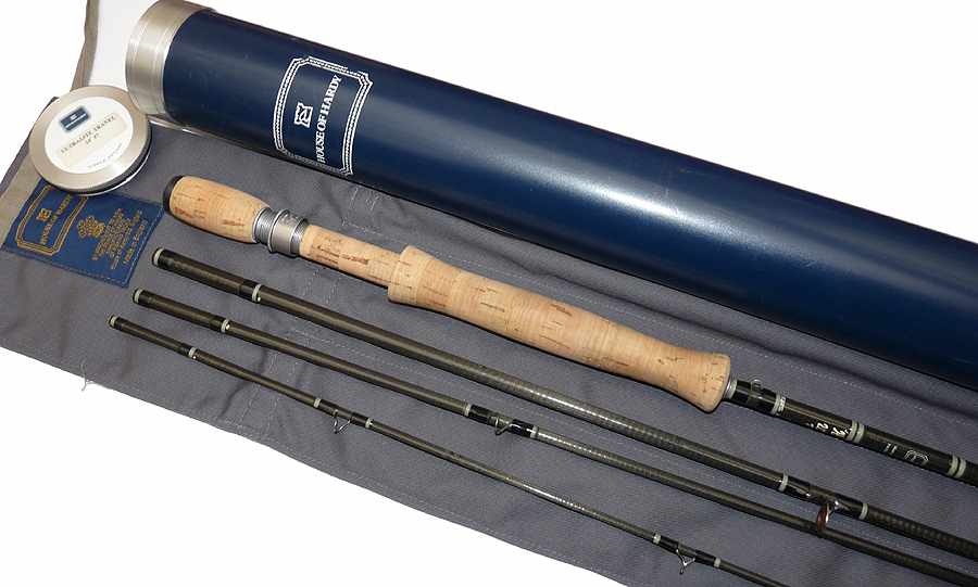 Hardy Ultralite Travel 10' 4pce graphite fly rod, #7 with bag & tube