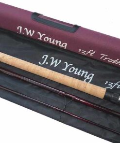 J.W Young 13' 3pce Trotter carbon rod + bag & Cordura tube