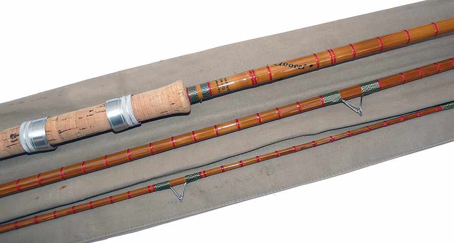 Sowerbutts The Avocet 11' 6" 3pce split & whole cane river rod with bag