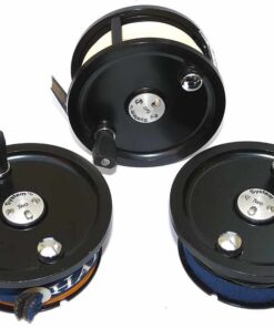 System Two 1213, made in England fly reel + 2 spare spools and lines