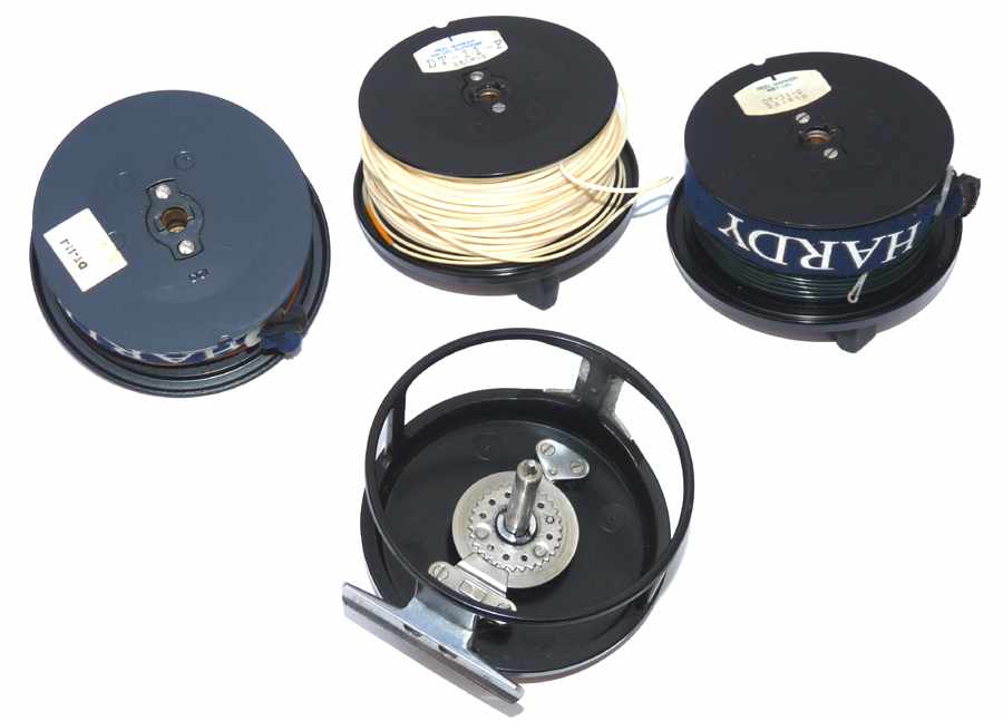 System Two 1213, Made in England fly reel + 2 spare spools and lines - Image 4
