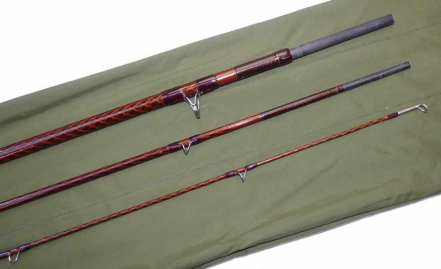 Tricast Golden Stream 12' 3pce salmon fly rod #8/9 Kev Baynes custom - Image 5
