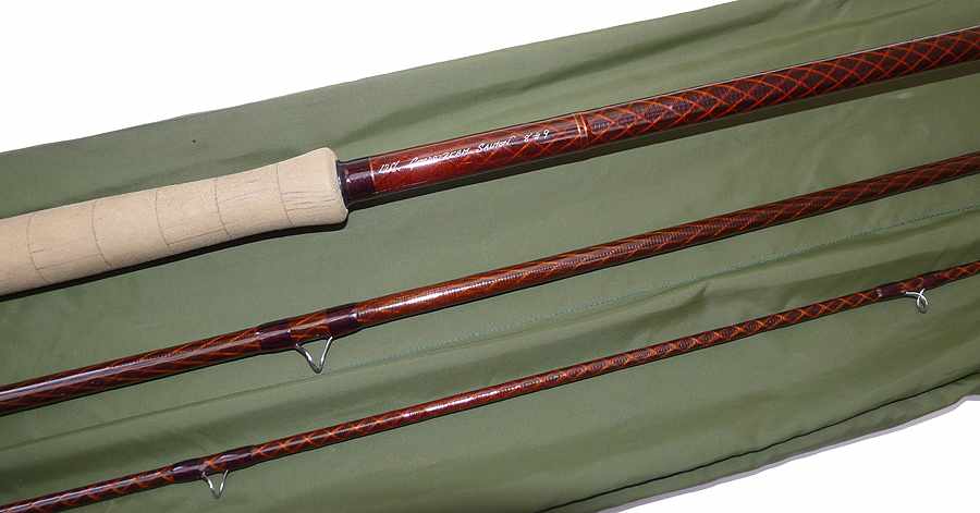 Tricast Golden Stream 12' 3pce salmon fly rod #8/9 Kev Baynes custom - Image 4
