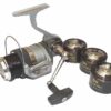 Abu Suveran S3000m spinning reel with 3 spare spools and tubs