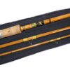 Allcock Lucky Strike 10’ 6” 3 piece split cane rod with bag