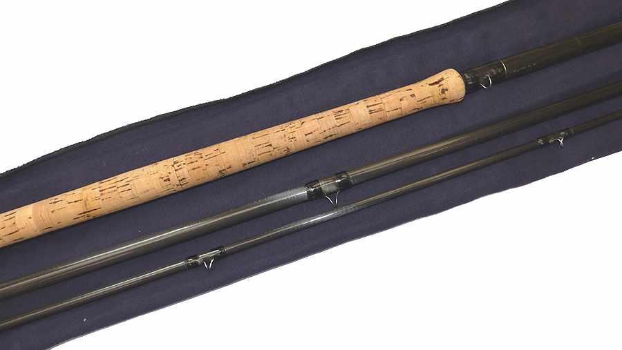 Bruce & Walker 15' 3 pce carbon salmon fly rod, refurbed 1996, line #10-12 - Image 4