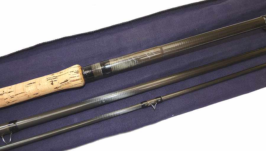 Bruce & Walker 15' 3 pce carbon salmon fly rod, refurbed 1996, line #10-12 - Image 3
