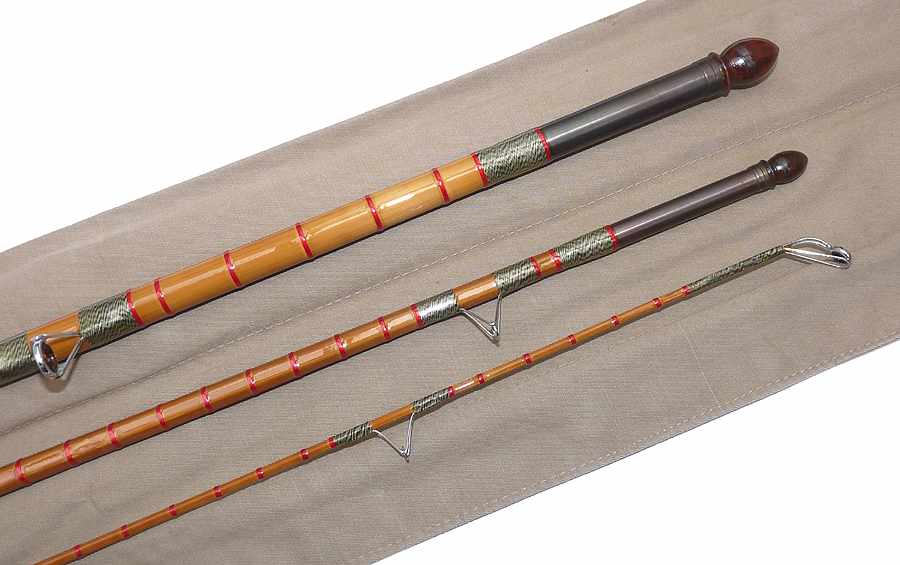 Sowerbutts The Avocet 11' 6" 3pce split & whole cane river rod with bag - Image 4