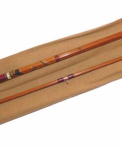Sharpes 7' 2pce Impregnated cane fly rod #5, superb cond with bag