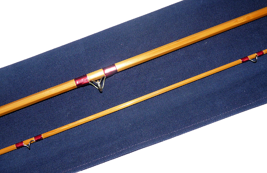Hardy C.C De-France 8'6" 2pce Palakona cane fly rod #6, mint with bag - Image 5