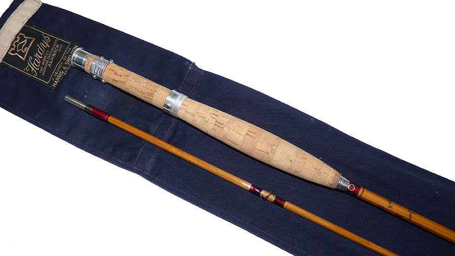 Hardy C.C De-France 8'6" 2pce Palakona cane fly rod #6, mint with bag - Image 4