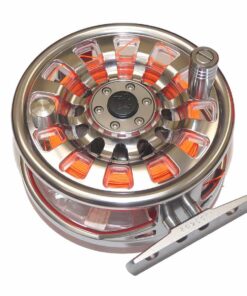 Hardy Demon 5000 large arbor fly reel, 3 s/spools & padded case