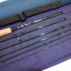 Hardy Gem Smuggler 9' 6 pce travel carbon fly rod #5 with bag & Hardy tube