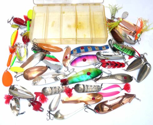 50+ lures spinner spoons ABU Kaasumo + others