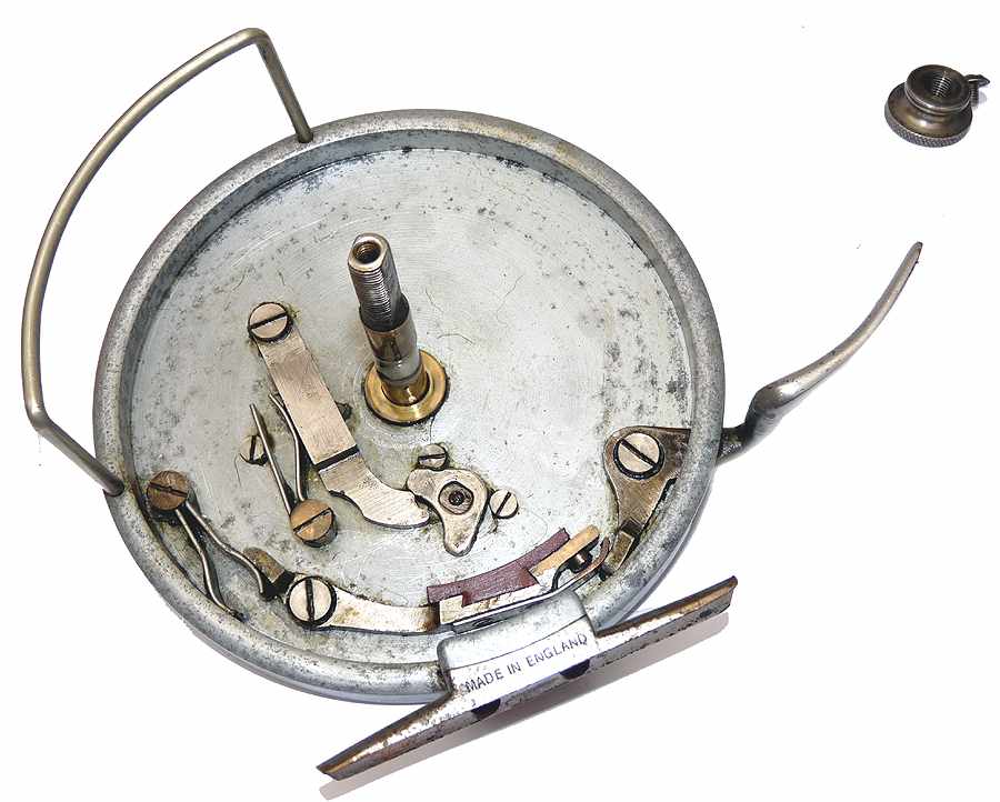 Alternative view of Allcock Bell 6" vintage big game reel for shark, Tope, Mahseer in fine condition