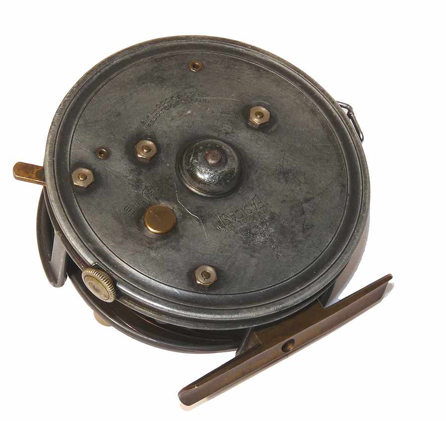 Allcock Easicast drum spinning reel No3 J W Young 4" fine example - Image 4
