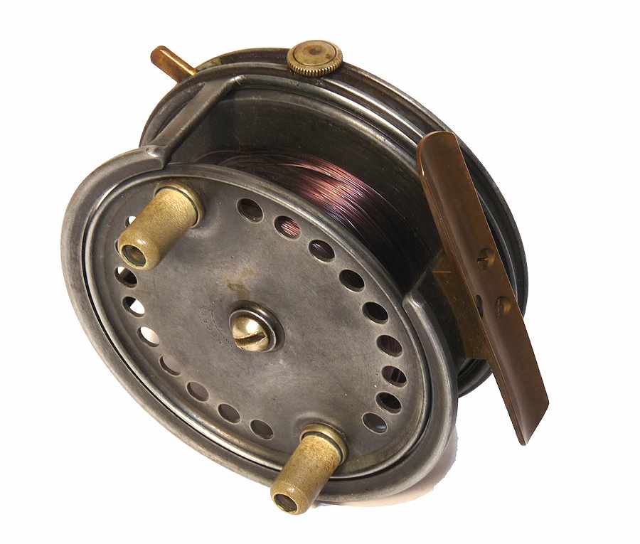 Allcock Easicast drum spinning reel No3 J W Young 4" fine example - Image 3