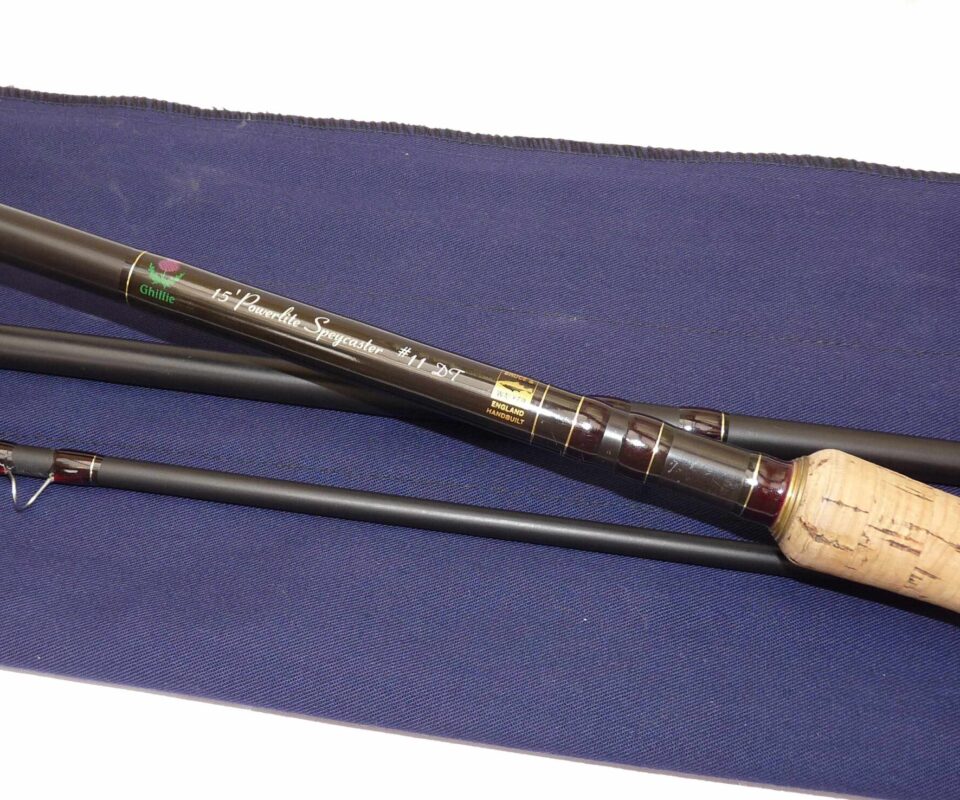 Bruce & Walker Ghilie Powerlite Speycaster 15' 3 pce salmon fly rod #11