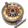 Hardy Demon 5000 fly reel + Rio line, 4 s/spools & padded case