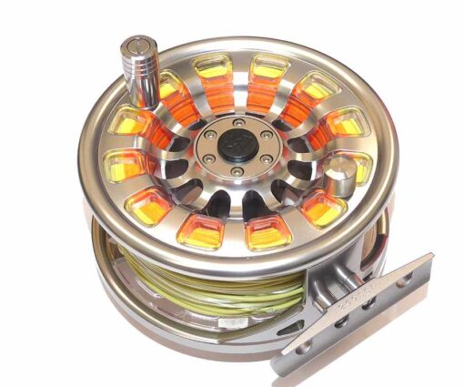 Hardy Demon 7000 large arbor fly reel, Rio Line,