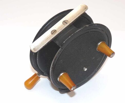 Ogden Smith Selectos 3-3/4" drum casting reel Prov Patent 17431