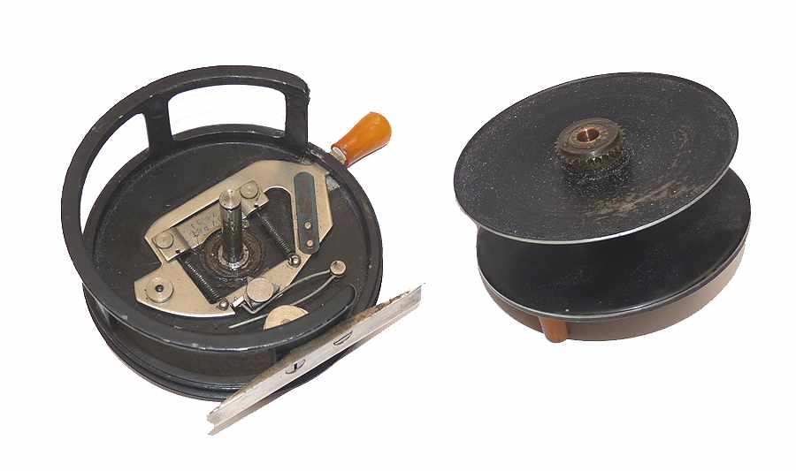 Ogden Smith Selectos 3.75" drum casting reel Prov Patent 17431 - Image 5