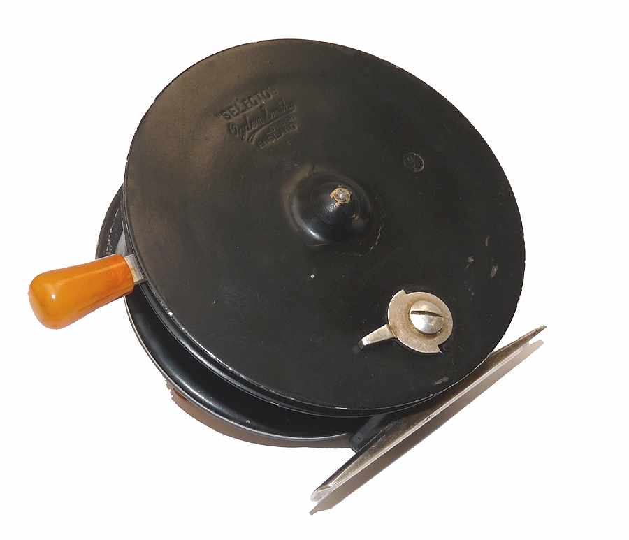 Ogden Smith Selectos 3.75" drum casting reel Prov Patent 17431 - Image 4