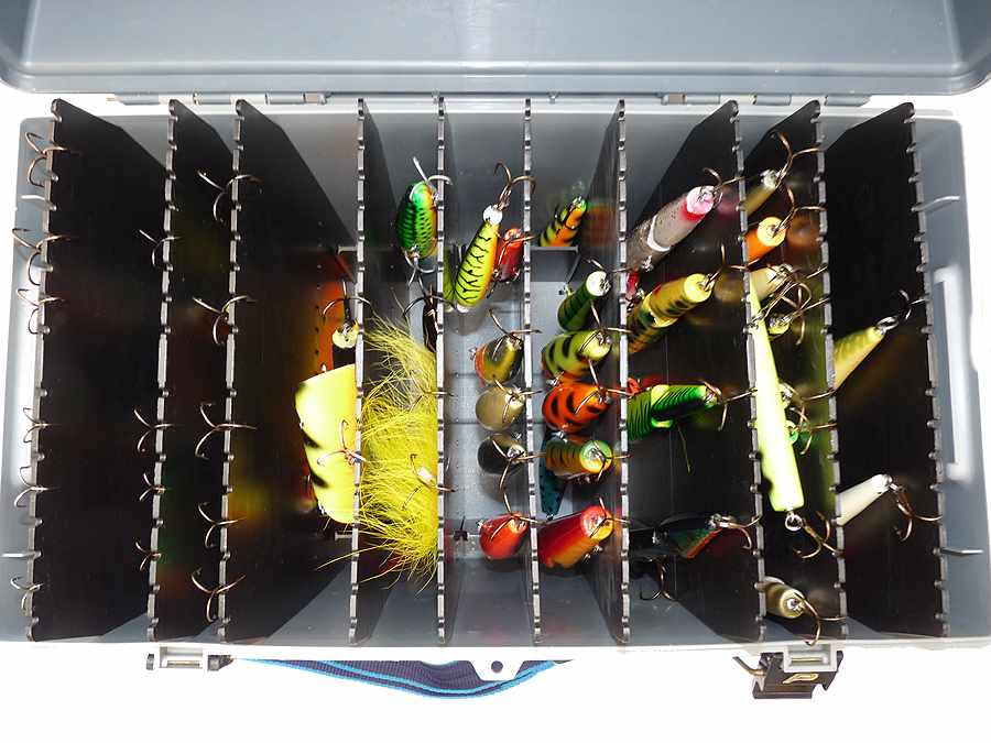 Plano box 50+ pike musky lures Rapala & more - Image 7
