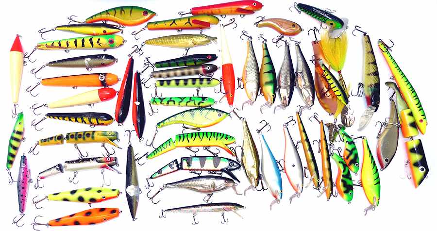 Plano box 50+ pike musky lures Rapala & more