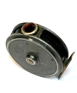 Alternative view of Army & Navy 3.5" trout fly reel with red agate line guide