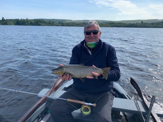 RH with brown trout