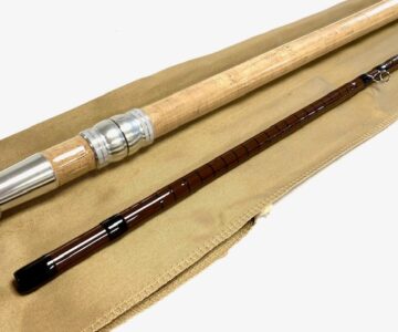 Alternative view of Warwickshire Avon retro Avon barbel 2 piece rod 12' mint unused with bag 100 made