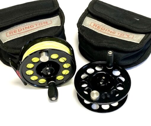 Reddington 3.5" CD #7/8 trout fly reel with spools / cases