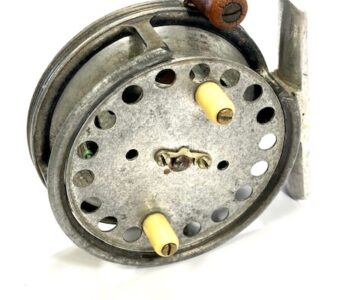 Hardy The Silex No 2 Vintage Reel With Red Rubber Casting Trigger 2 3/4″