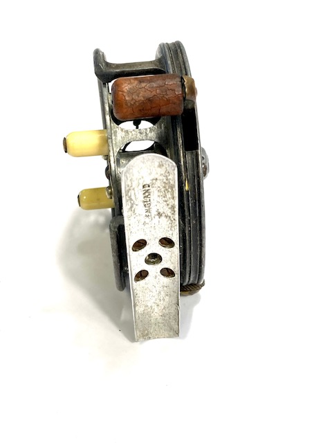 Alternative view of Hardy The Silex No 2 Vintage Reel With Red Rubber Casting Trigger 2 3/4″