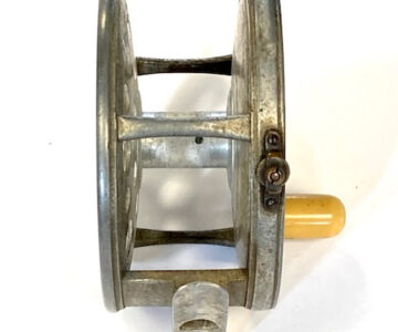 Alternative view of Hardy Brass Face 4.5" Transitional Perfect Vintage Salmon Fly Reel Ex Rare