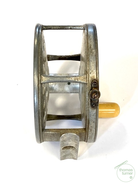 Alternative view of Hardy Brass Face 4.5" Transitional Perfect Vintage Salmon Fly Reel Ex Rare