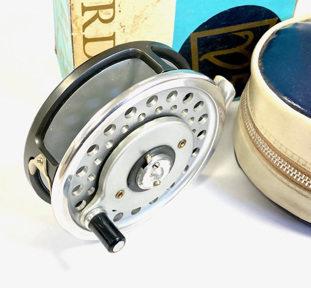 Hardy Marquis #7 multiplier trout fly reel with case and box