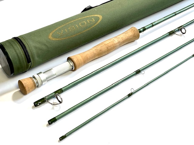 Vision GT4 10' line #7 trout fly rod in case