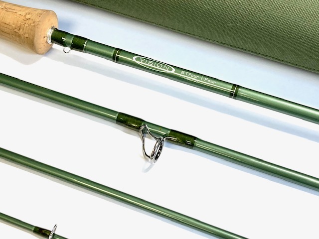 Vision GT4 10' line #7 trout fly rod in case