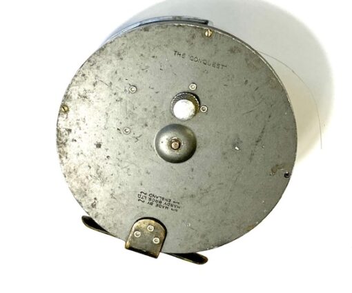 Alternative view of Hardy Conquest 4.5" vintage centrepin trotting reel