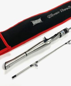 Kingdom Silver Needle two piece 5' 4" spinning rod with Fuji fittings
